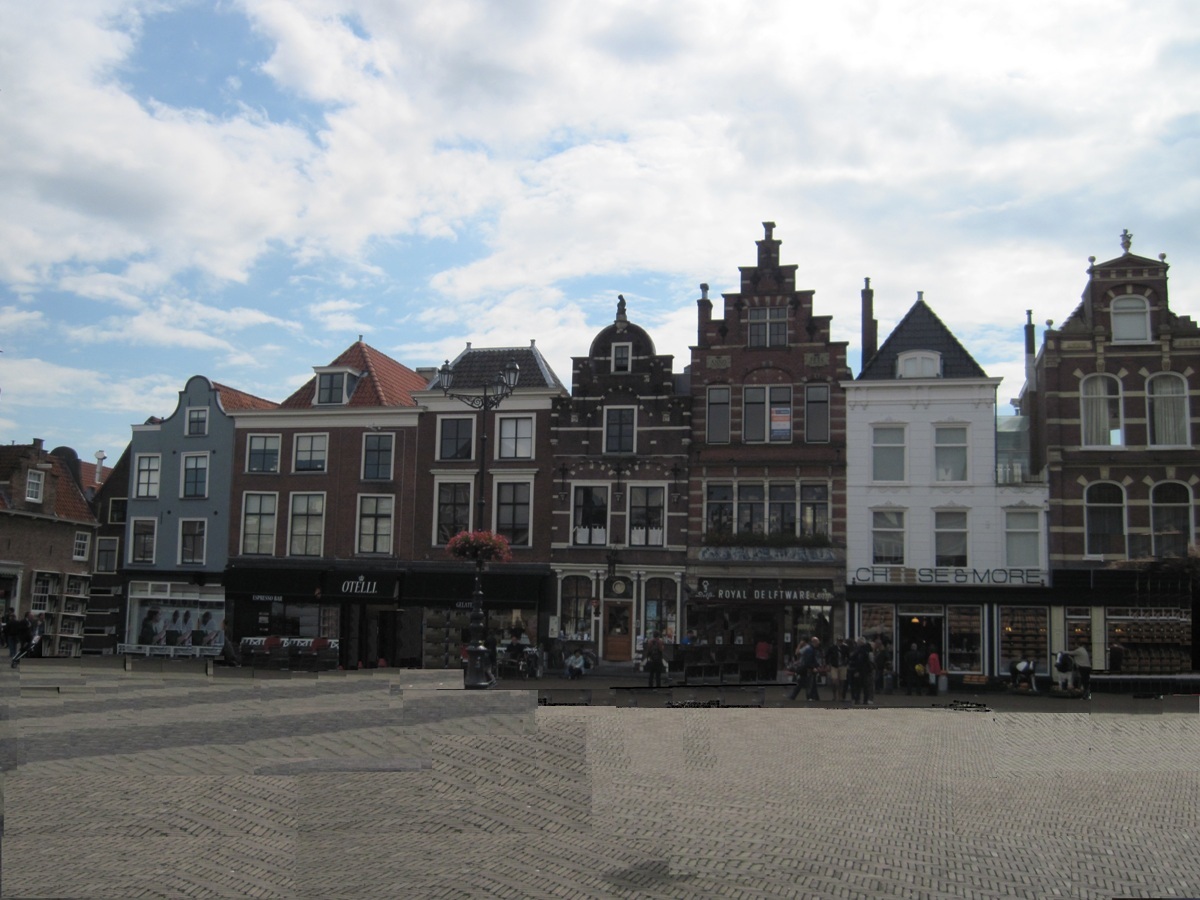 9- Delft- Piazza del mercato(Markt) con tanti negozietti